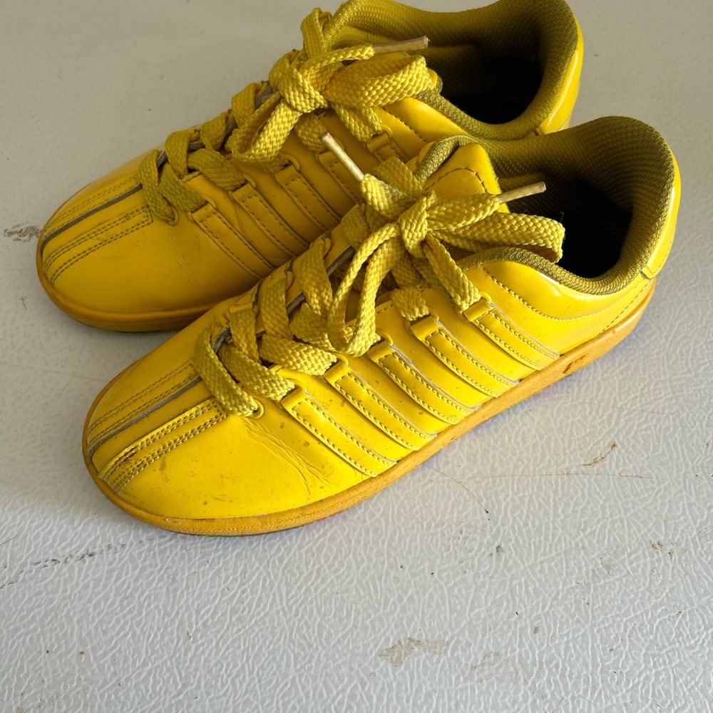 K-Swiss Cyber Yellow Classic Varsity Sneakers